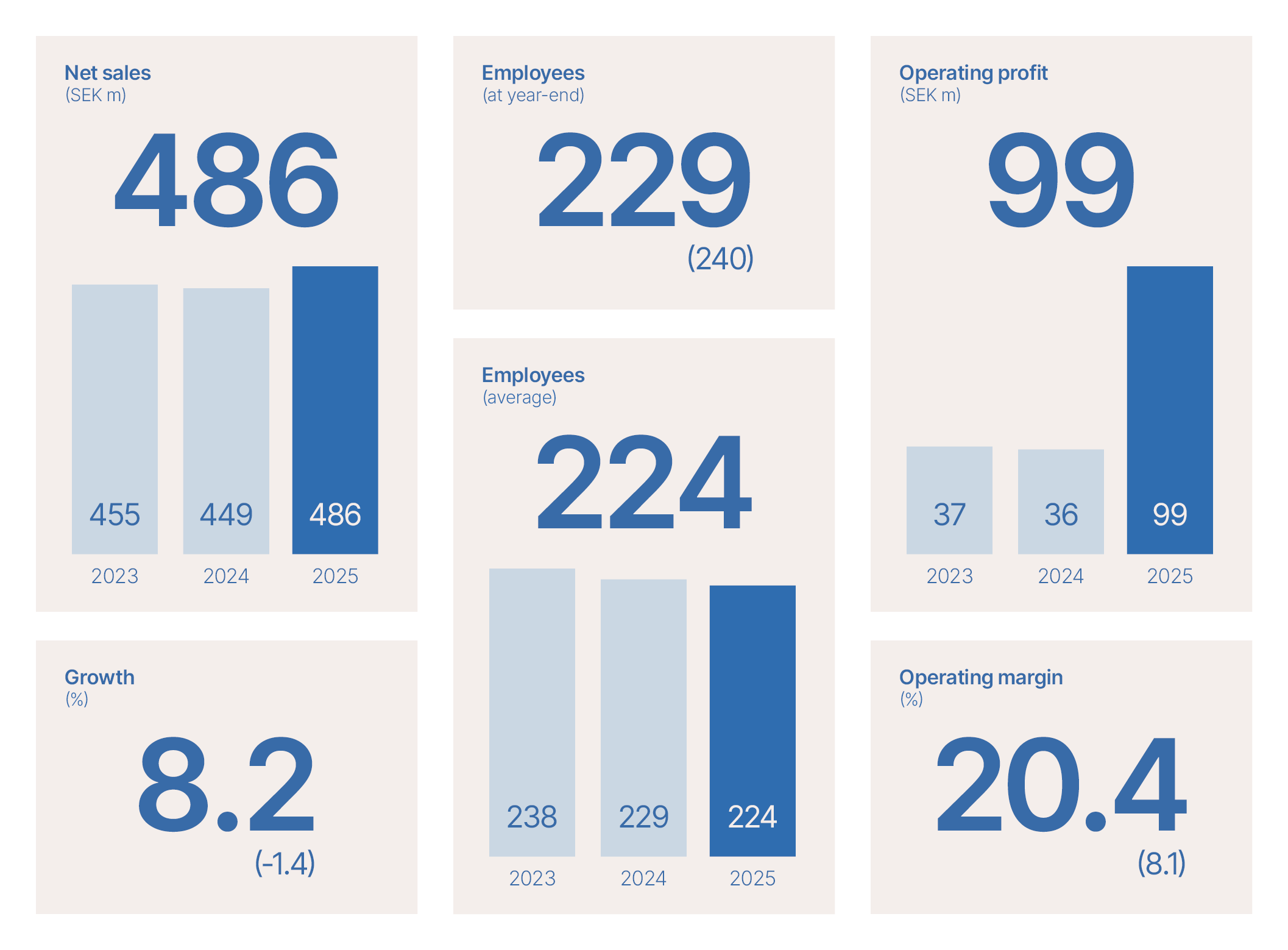 Financial Data Summary