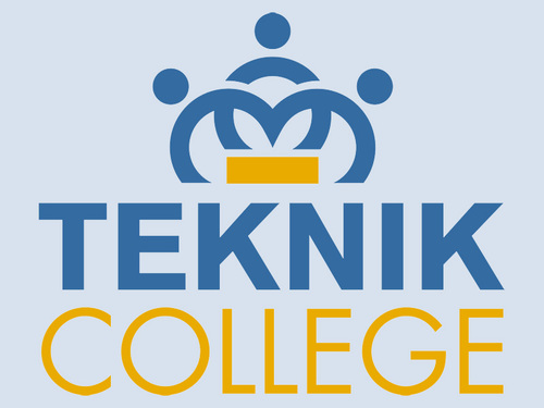 Teknikcollege logo on blue.jpg